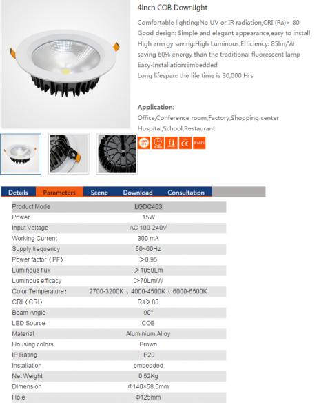 LED DownLighters