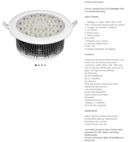 LED DownLighters