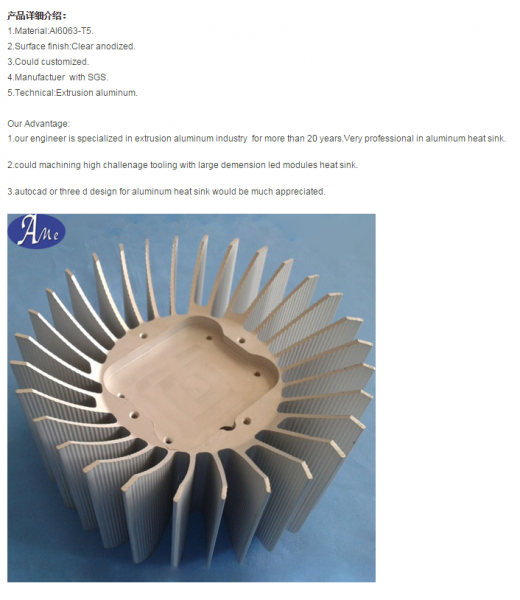 LED Down Light Heat sinks