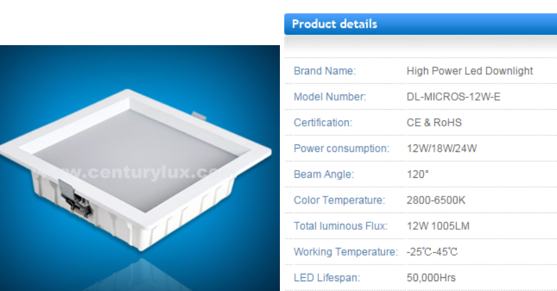 LED DownLighters