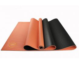 2-TONE PVC YOGA MAT.ORANGE