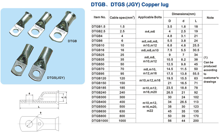 Copper lug