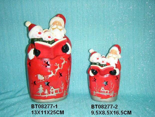 Ceramic santa claus