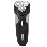 Washable triple rotary shaver