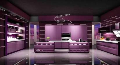 Lacquer Kitchen Cabinet